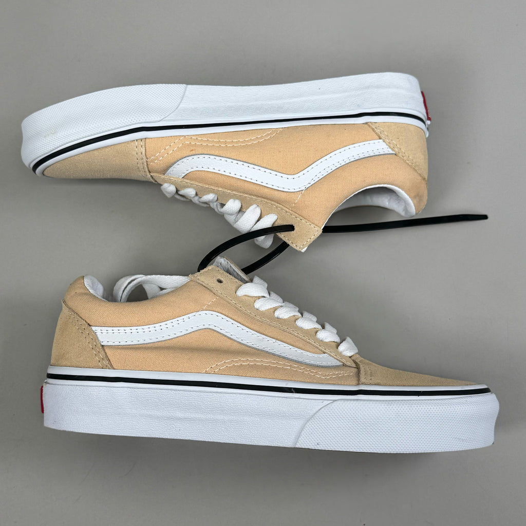 VANS Old Skool Skate Shoe Suede & Canvas Men's SZ 3.5 Women's Sz 5 Tao's Taupe