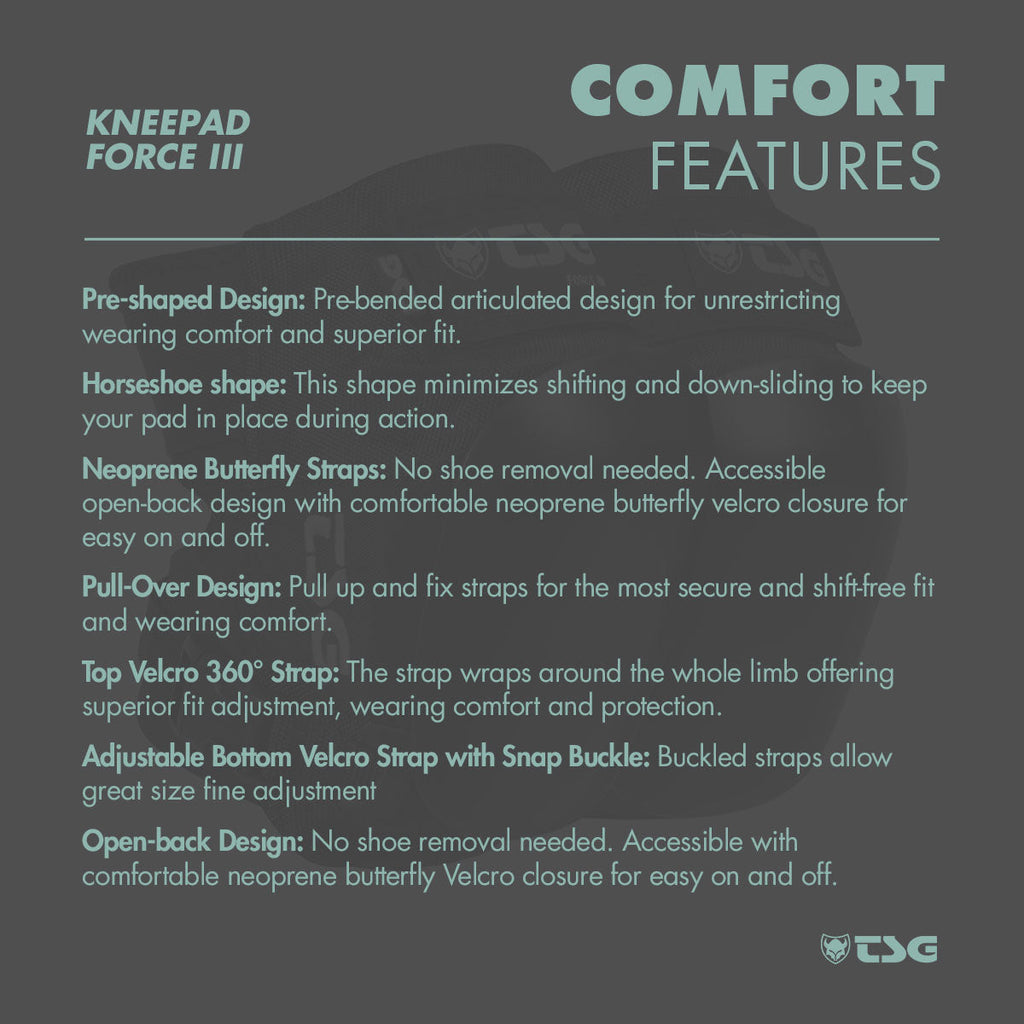 TSG - Kneepad Force III (Skate Knee Pads)