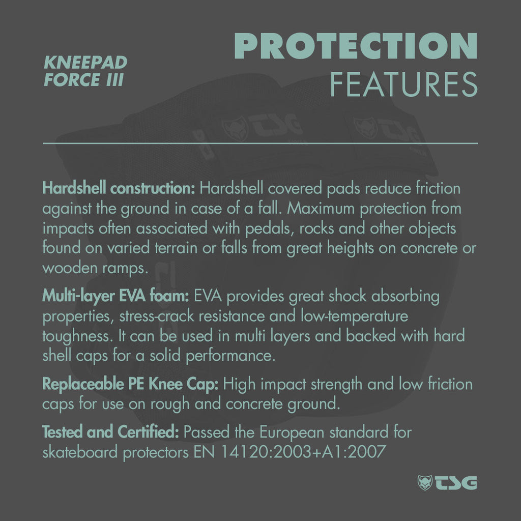TSG - Kneepad Force III (Skate Knee Pads)