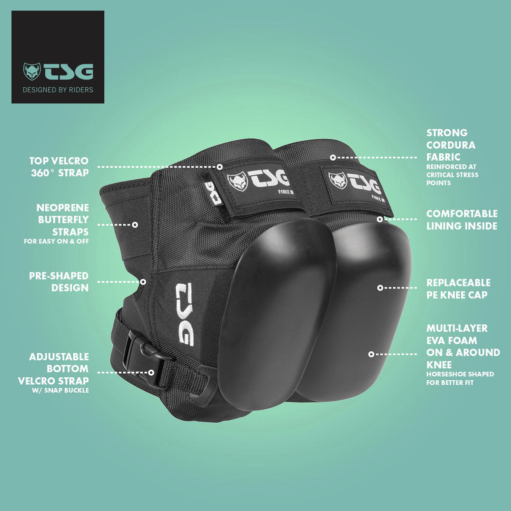 TSG - Kneepad Force III (Skate Knee Pads)