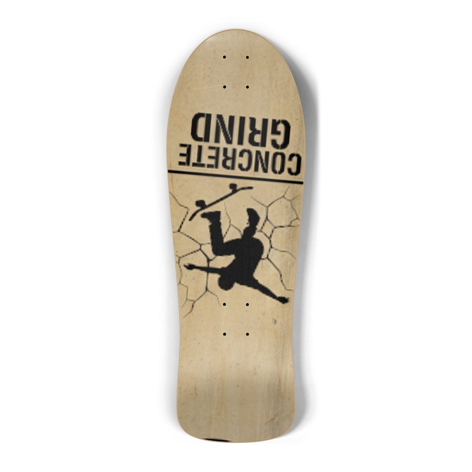 Custom Skateboard - Concrete crusher